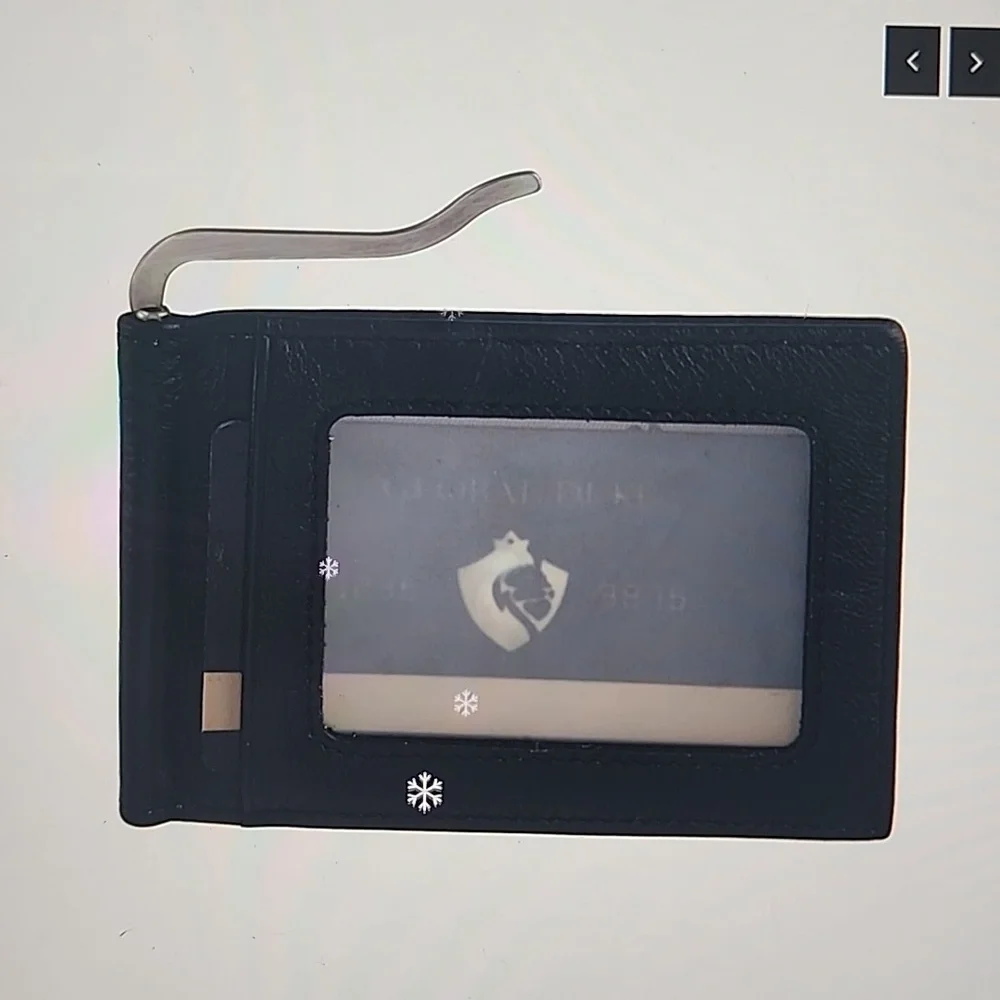 NWT!! Montana West Slim Bifold Wallet with Money Clip MWs06-W001BK